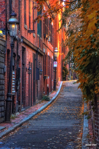 Sunset in Beacon Hill by Joann Vitali